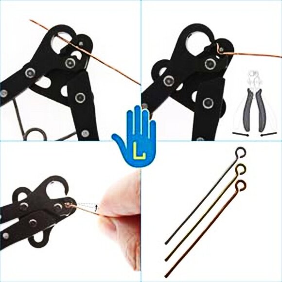 LEFT HAND Loopers -The Beadsmith 1-Step Looper Pliers - Picture 2 of 3